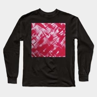 Abstract painting red Long Sleeve T-Shirt